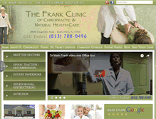 Tablet Screenshot of frankclinic.com